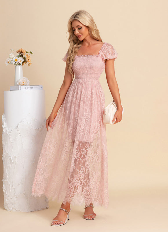 Robe Chic Maxi Rosée - gallery 5
