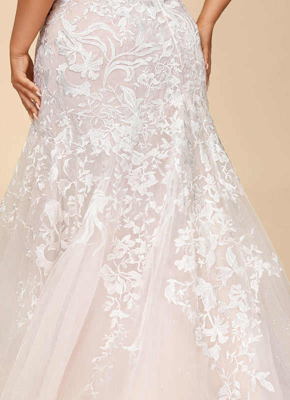 Robe Chic Blanche Sirène Col Cœur - gallery 8