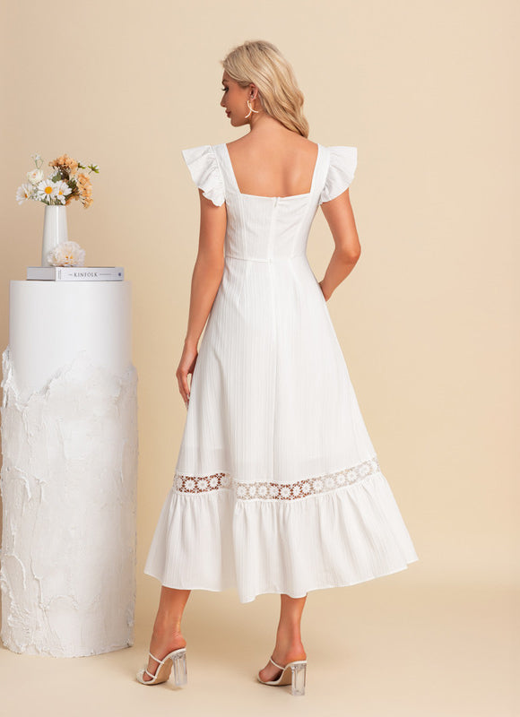 Robe Chic Écrue Rétro - gallery 1