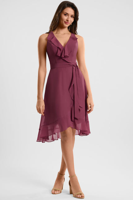 Robe Chic Fluide À Nouer