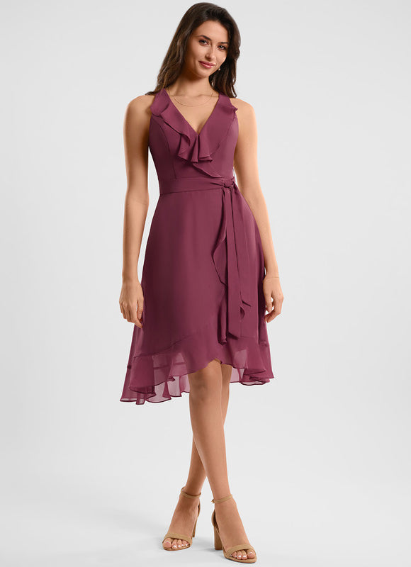 Robe Chic Fluide À Nouer
