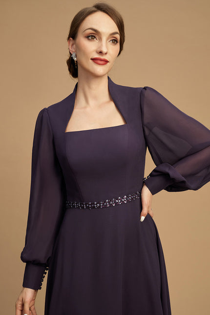 Robe Chic Châtaigne Élégante - gallery 6
