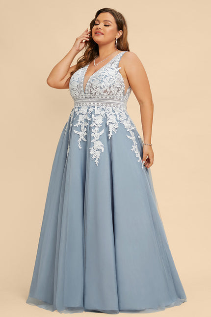 Robe Chic Glamour Tulle Longueur - gallery 9