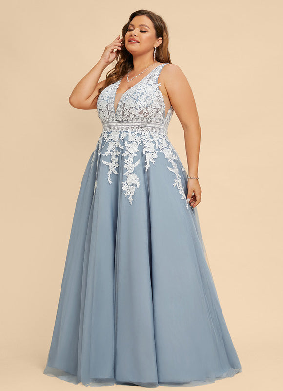 Robe Chic Glamour Tulle Longueur - gallery 9