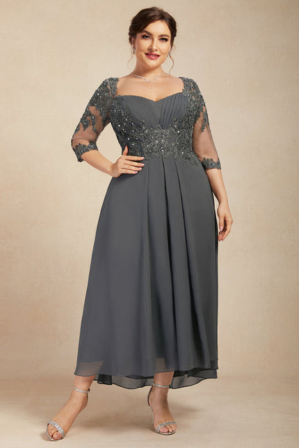 Robe Chic Élégance Plissée Perlée - gallery 7