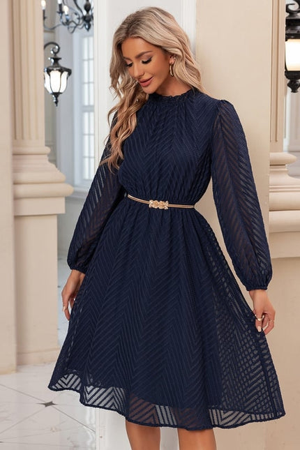 Robe Chic Nuit Texturée