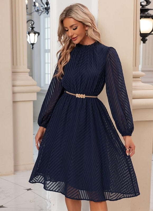 Robe Chic Nuit Texturée