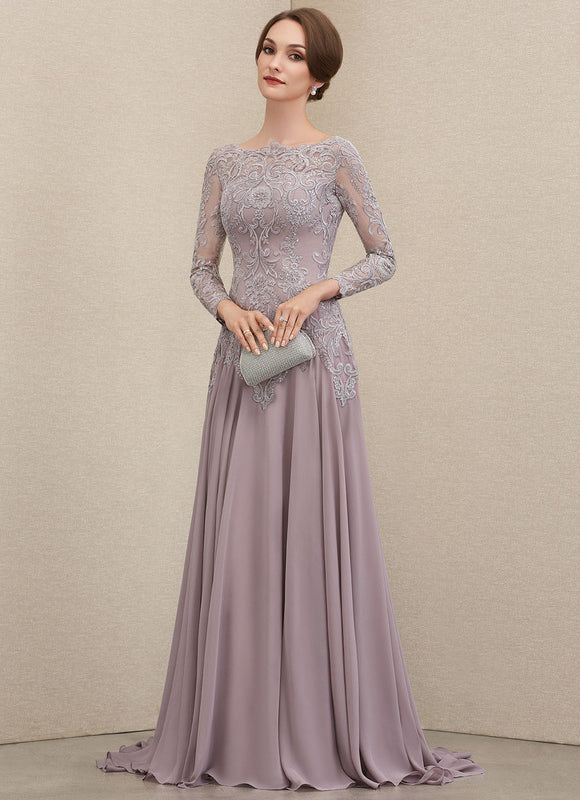 Robe De Soiree Chic Manche Longue - gallery 2