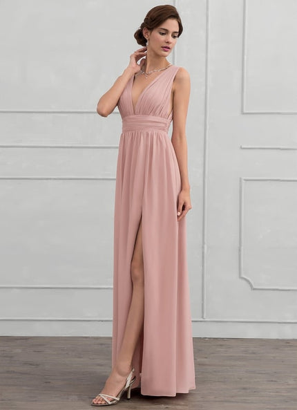 Robe Chic Longue Verte Fluide