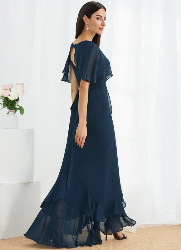 Robe Chic Asymétrique Vaporeuse - gallery 4