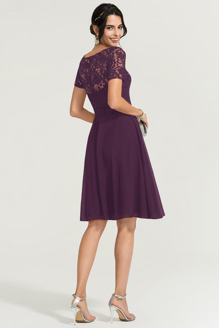 Robe Chic Chiffon Éclatante - gallery 1