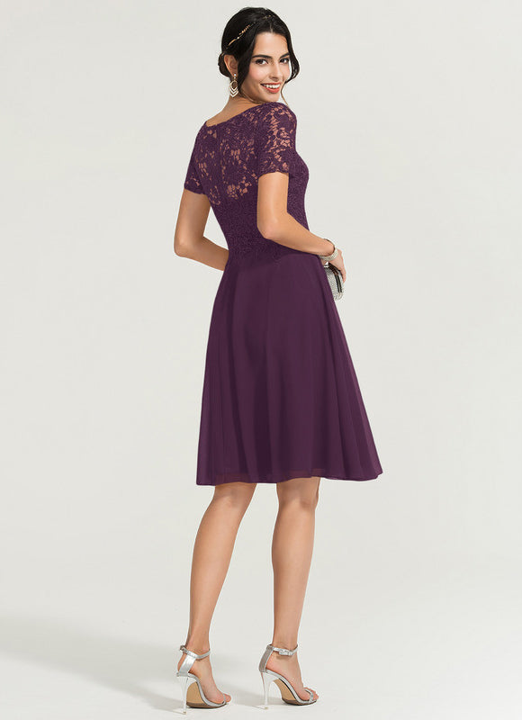 Robe Chic Chiffon Éclatante - gallery 1