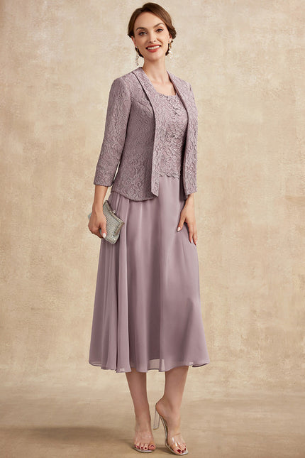 Robe Chic Flottante Mauve