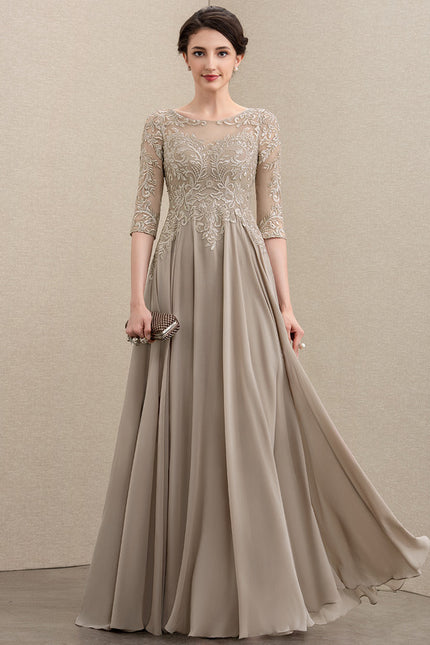 Robe Chic Violette Brodée