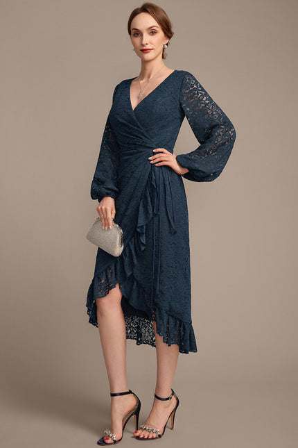 Robe Chic Dentelle Plissée - gallery 4