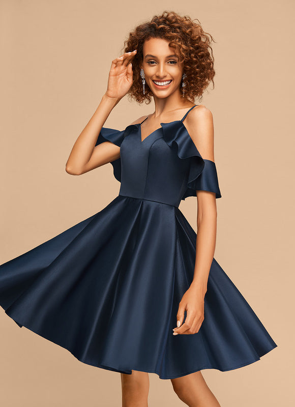 Robe Chic Satinée Flare