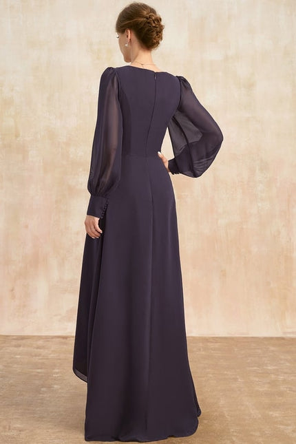 Robe Chic Asymétrique Nuit - gallery 5