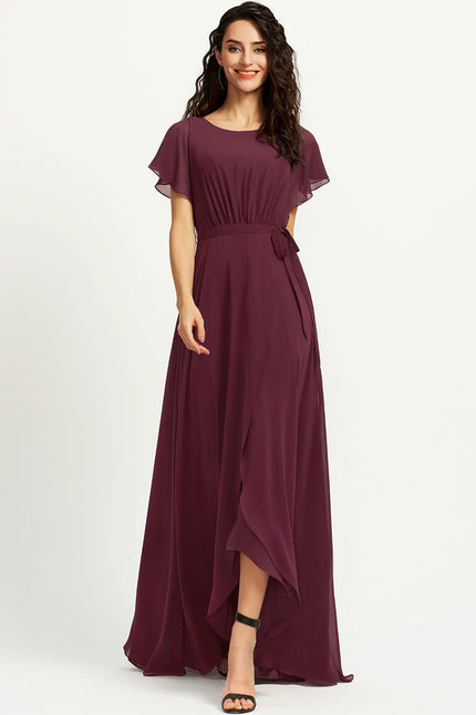 Robe Chic Élégance Émeraude Flottante