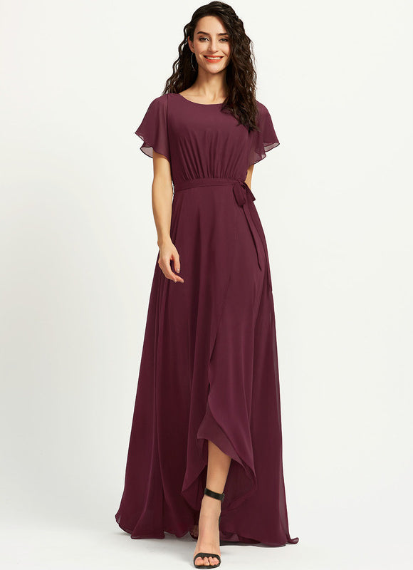 Robe Chic Élégance Émeraude Flottante