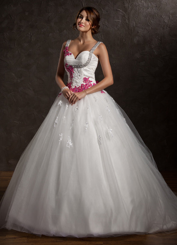 Robe Chic Princesse Tulle Satin
