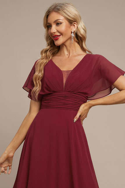 Robe Chic Longue Verte Fluide - gallery 6
