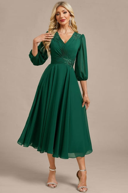 Robe De Soirée Mi Longue Chic - gallery 4