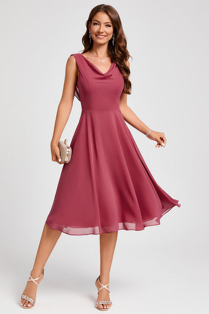 Robe Chic Violet Flottant