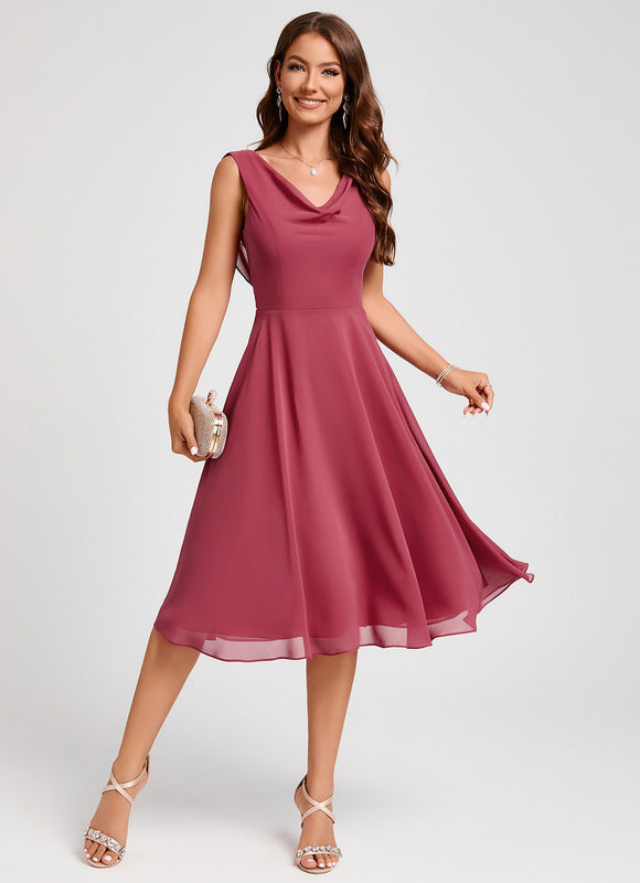 Robe Chic Violet Flottant
