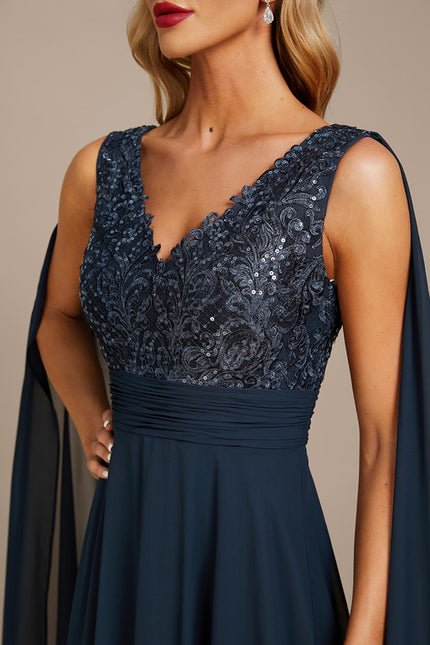 Robe Chic Longue Émeraude Élégante - gallery 6