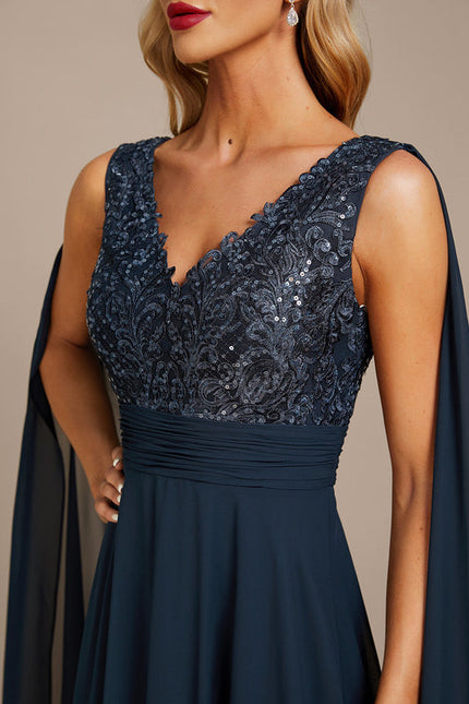 Robe Chic Longue Émeraude Élégante - gallery 6