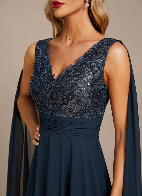 Robe Chic Longue Émeraude Élégante - gallery 6