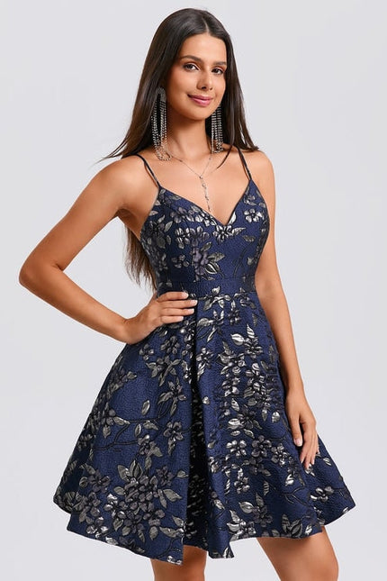 Robe Chic Jacquard À Bretelles - gallery 4