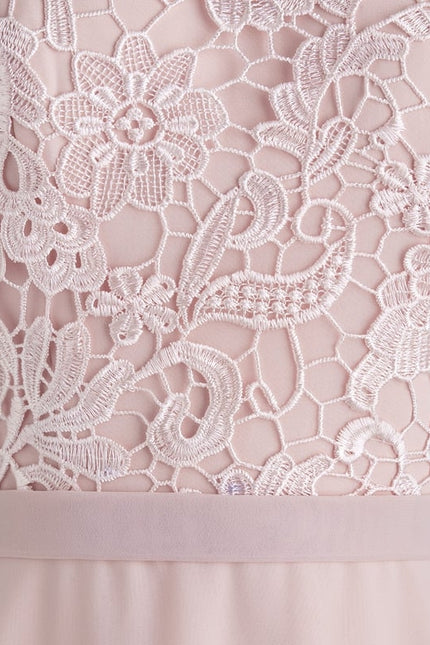 Robe Chic Élégance Rosée Légère - gallery 4