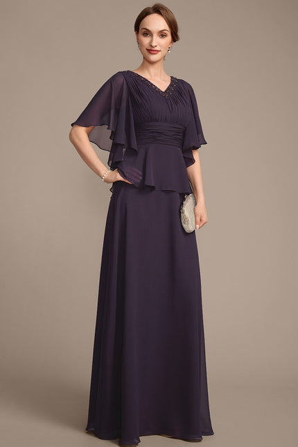 Robe Chic Plissée Améthyste - gallery 4