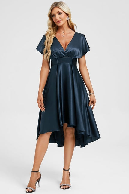 Robe Chic Cocktail Marine Élégante - gallery 2