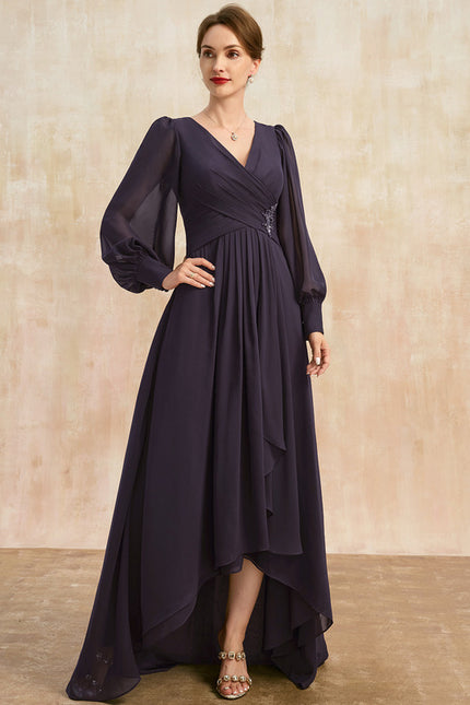 Robe Chic Asymétrique Nuit - gallery 2