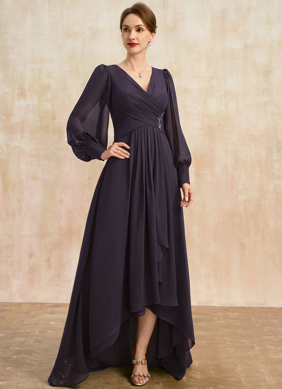 Robe Chic Asymétrique Nuit - gallery 2