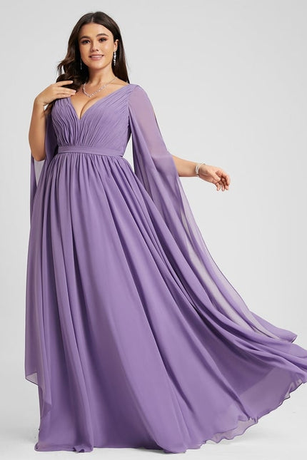Robe Chic Longue Verte Fluide - gallery 5