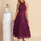 Robe Chic Mauve Florale