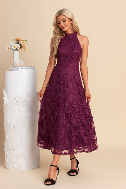 Robe Chic Mauve Florale