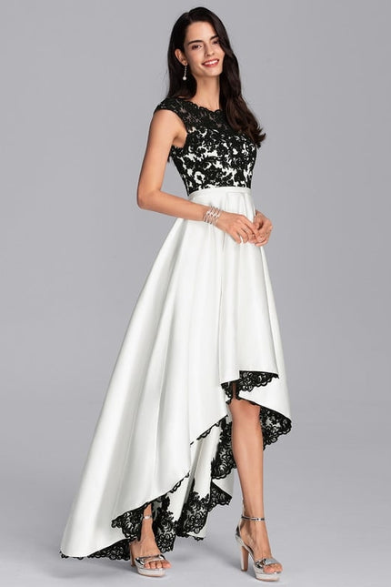Robe Chic Contraste Élégant - gallery 3
