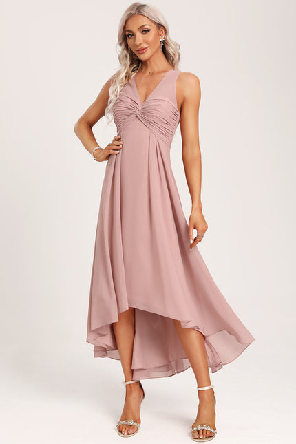 Robe Chic Mousseline Asymétrique - gallery 4