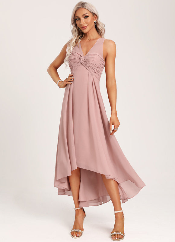 Robe Chic Mousseline Asymétrique - gallery 4
