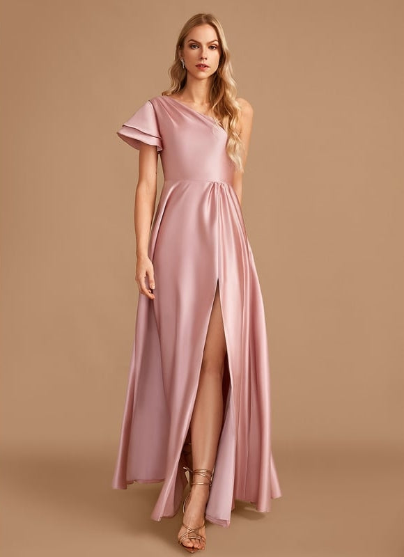 Robe Chic Satinée Moderne - gallery 1