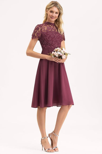 Robe Chic Chiffon Éclatante - gallery 3