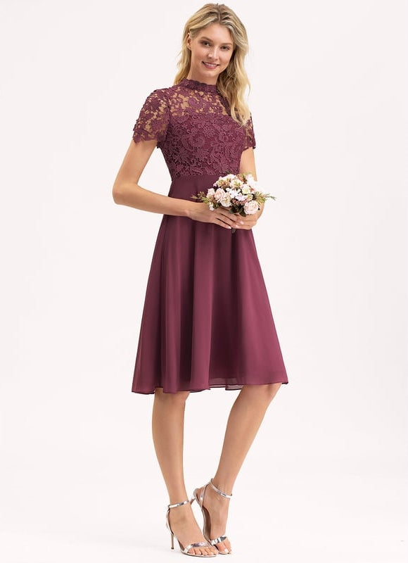 Robe Chic Chiffon Éclatante - gallery 3