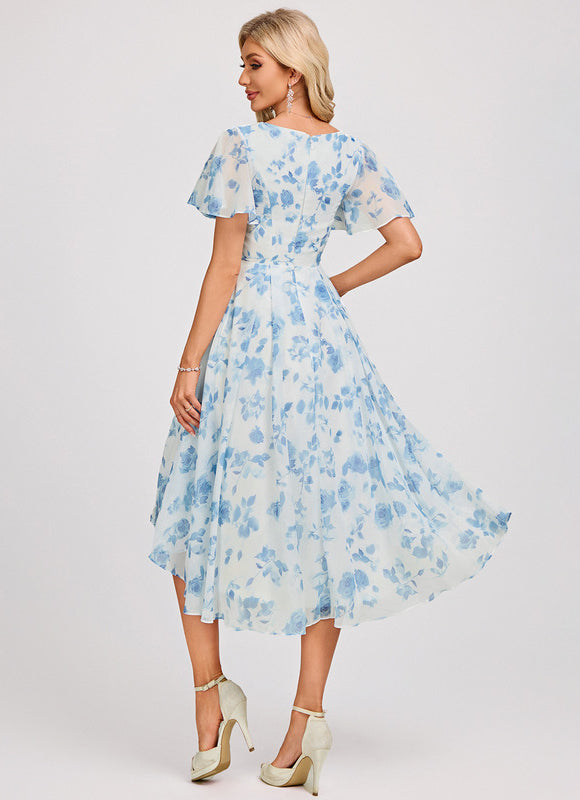 Robe Chic Fluide Bleu Nuit - gallery 5