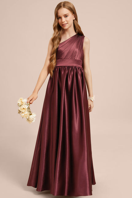 Robe Chic Satin Bourgogne - gallery 5
