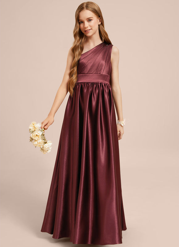 Robe Chic Satin Bourgogne - gallery 5