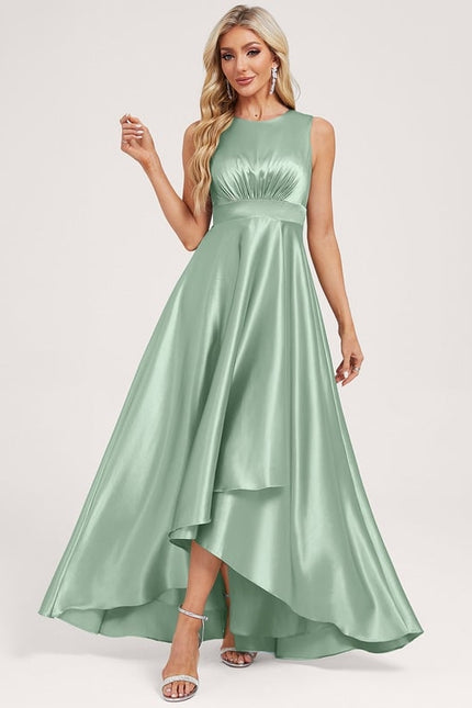 Robe Chic Satinée Menthe